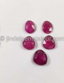 Rubellite Rose Cut Slices